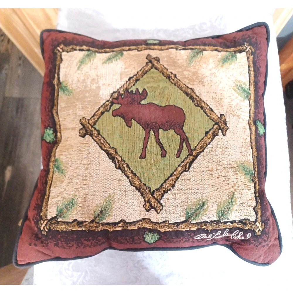 Bob Timberlake VTG Moose Tapestry 16